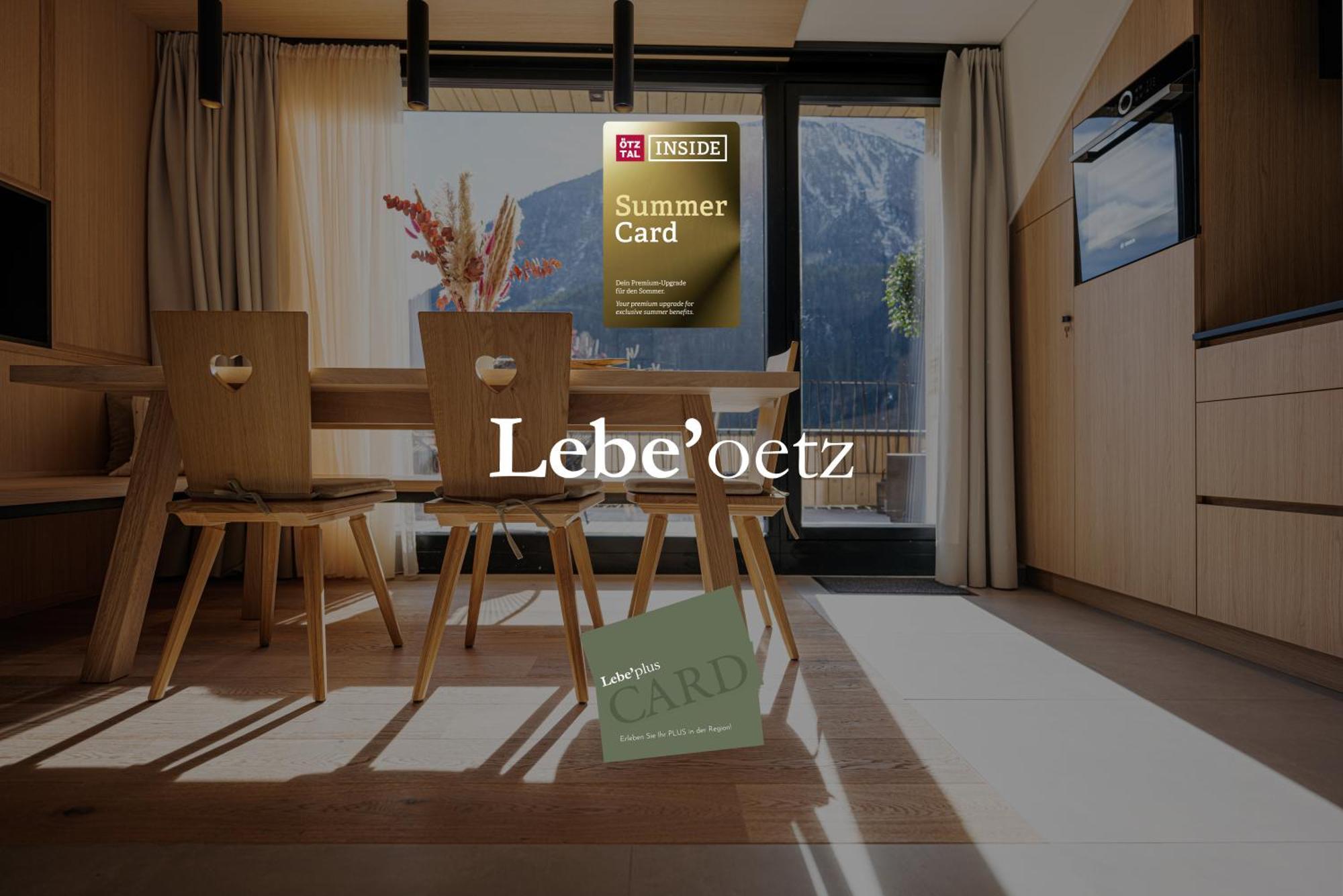 Lebe'Oetz - Das Ferienapartmenthaus Im Zentrum Von เอิทซ์ ภายนอก รูปภาพ
